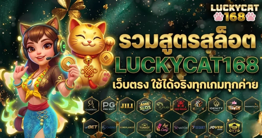 รวมสูตรสล็อต LUCKYCAT168 เว็บตรง ใช้ได้จริงทุกเกมทุกค่าย